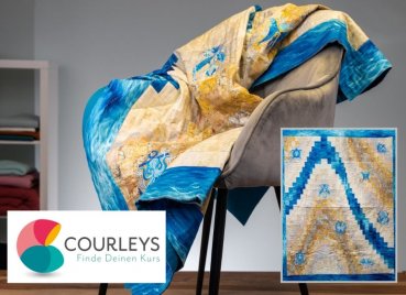 Materialpackung Courleys Patchworkkurs - Einsteiger 2 "Bargello"
